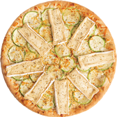 Pizza sabor Zucchini in Brie tele-entrega Florianópolis e São José pedido online.